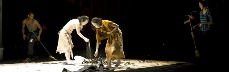 Eiko and Koma at the 2010 American Dance Festival