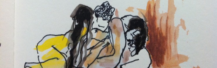 2/29/12: Lawrence Halprin Sketches of <i>Be With</i>