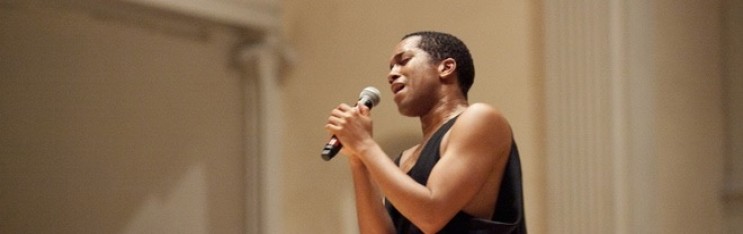 Eiko with Trajal at MoMA