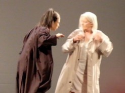 Eiko with Ann Carlson at UCLA