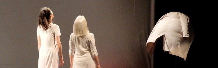 Eiko with Ann Carlson at UCLA